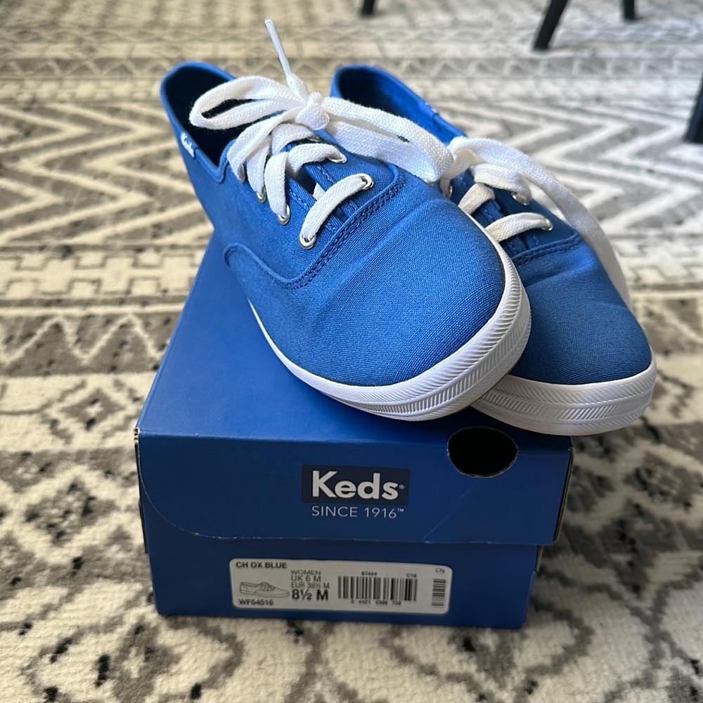 Keds size 8.5 Blue BRAND NEW